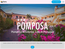 Tablet Screenshot of pomposaresidence.com